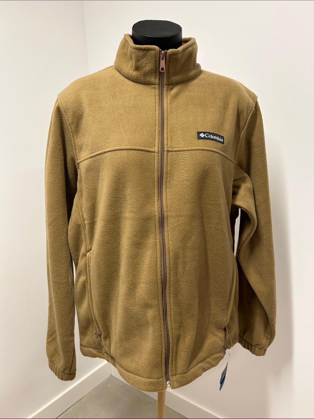 Columbia Men's Brown Full-Zip Performance Fleece Jacket
